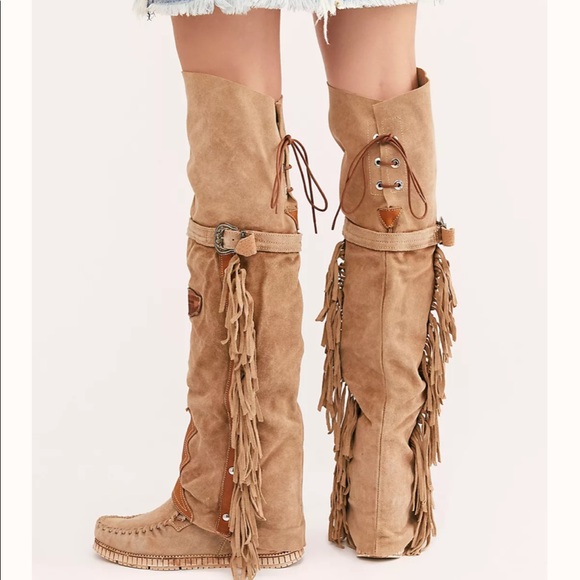 El Vaquero Shoes - Free People El Vaquero Drifter Tall Mocc Boots